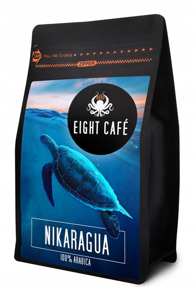 NO BRAND Cafea Kawa mielona EIGHT CAFE Nicaragua Arabica 0,5 kg