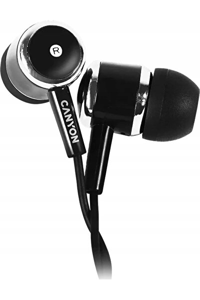 NO BRAND Căști intraauriculare CANYON EPM-01 cu microfon Negru