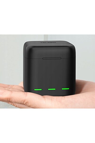 TELESIN Încărcător tip box GP-BNC-902 pentru GoPro Hero 9/10/11/12 + 3 baterii