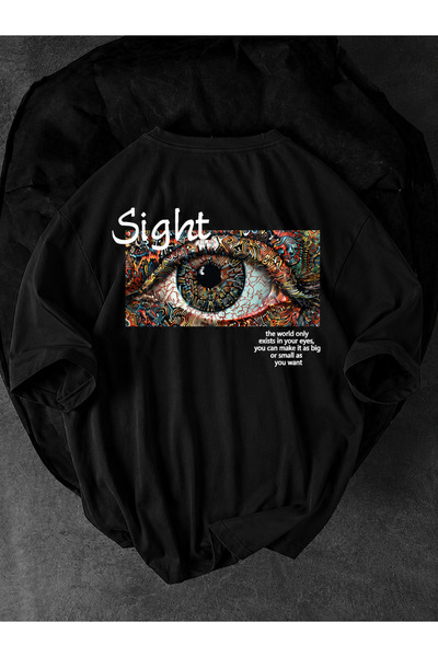 Revasser Tricou unisex pentru bărbați/femei Sight, cu imprimeu personalizat, ...