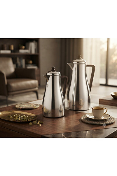 saif Trams Set of the Sword Elena, Chrome, Wood, Glass Inside, Two Sizes, 1 L...