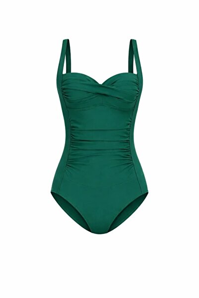 Paragon Stylish and Slimming Swimsuit with Adjustable Straps, Strappy Coverin...