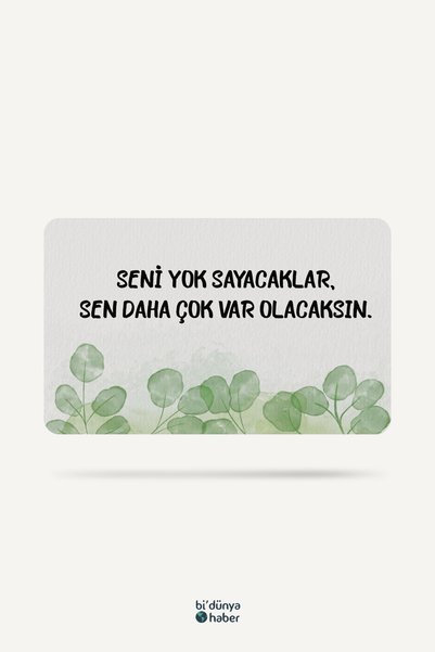Bi Dünya Haber Seni Yok Sayacaklar, Sen Daha Çok Var Olacaksın Temalı Buzdola...