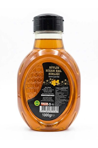 Hizan Süzme Bal Bitlis Hizan Bal Birliği Doğal Süzme Çiçek Balı 1000 gr - Pra...