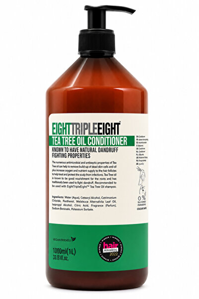 EIGHT TRIPLE EIGHT بلسم بزيت شجرة الشاي – بلسم مضاد للقشرة بزيت شجرة الشاي، م...