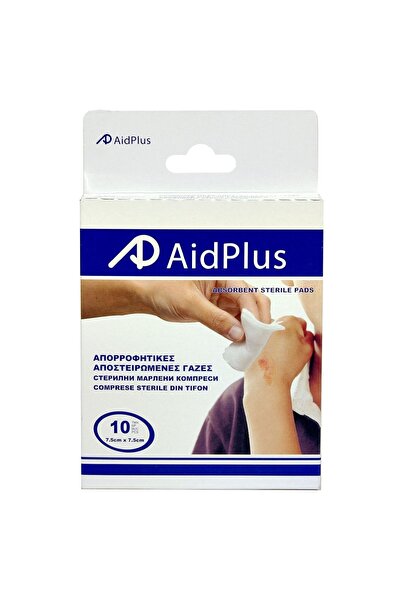 OEM AidPlus Comprese Sterile Absorbante 10 bucăți - 7.5x7.5cm