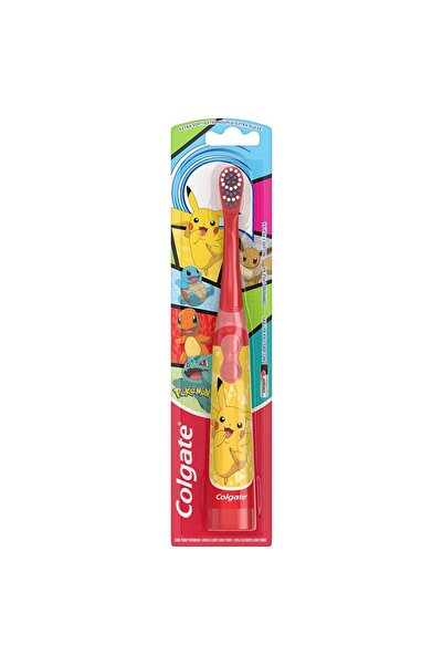 Colgate Periuță de dinți electrică pentru copii, cu tematică Pokémon, curățar...