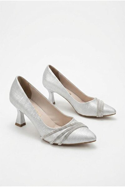 fort 84035 Comfortable Stone Accessory 6 cm Heel Height Pointed Toe Women's S...