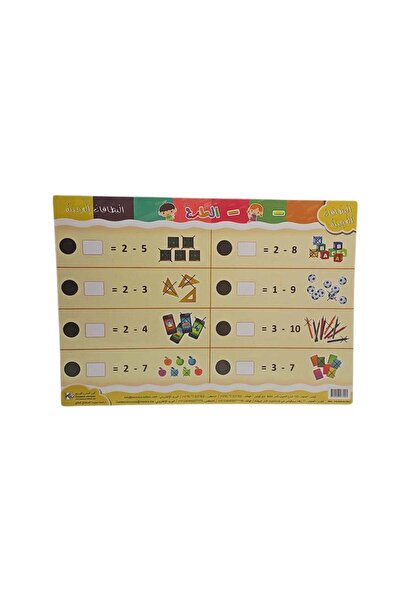 Other The Strange Cards Educational Card Subtraction Single Card Double-Sided...