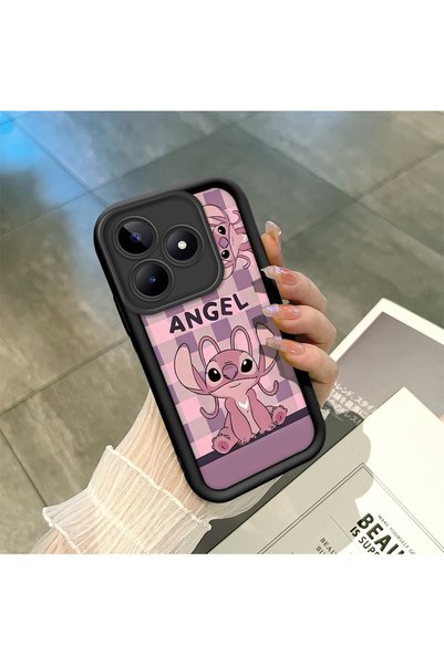 ucuc Realme Note 50 Compatible Black Silicone Case with Shockproof Camera Pro...