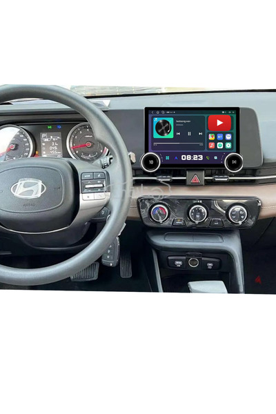 Carplayer Hyundai accent android screen diamond dual knob model 2023-2024-202...