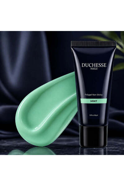 Duchesse Nails POLYGEL NAILS, HEMA & TPO FREE, NON STICKY, MINT SHADE, 30G