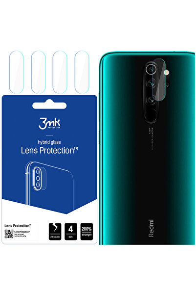 3MK Protecție lentilă pentru Xiaomi Redmi Note 8 Pro, protecție hibridă din s...
