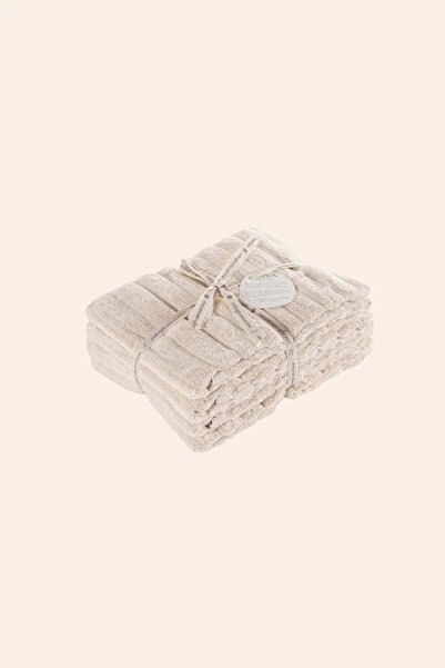 İrya Arora 100% Cotton 4-Piece Towel Set 50X90 cm Sandy Beige