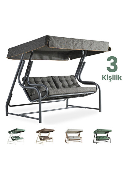 bahcesalincagidunyasi 3 KİŞİLİK 500 KG TAŞIMA KAPASİTELİ SALINCAK