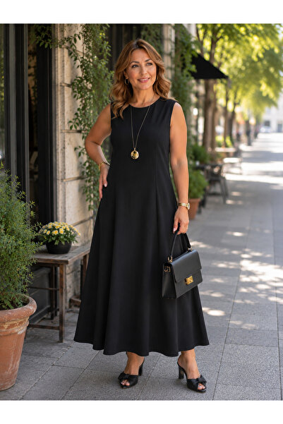 Kokosh moda Timeless Elegance - Women's Sleeveless Long Viscose Summer Dress