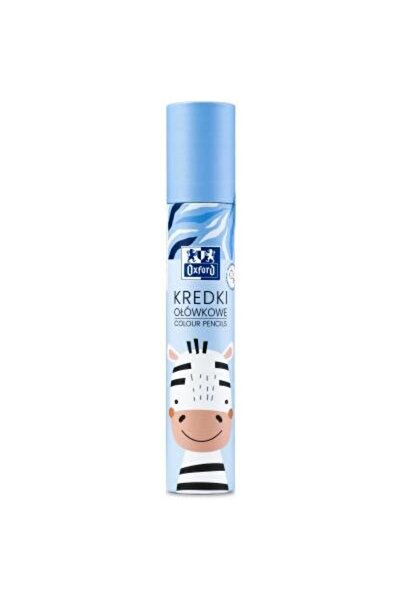 Oxford Creioane colorate rotunde Kids, set 12, mot
