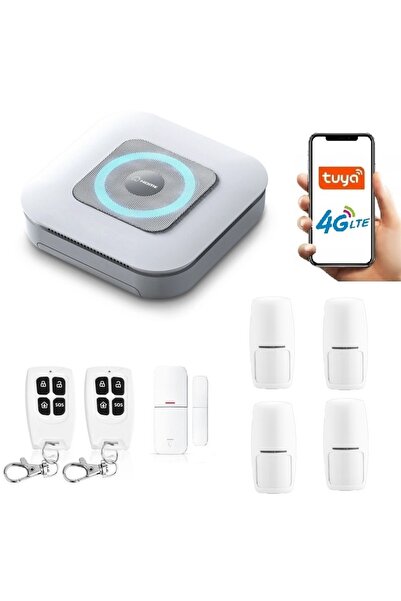 OnShop Alarma Wireless Sirena GSM, Functioneaza cu cartela SIM, Onshop, Tuya ...