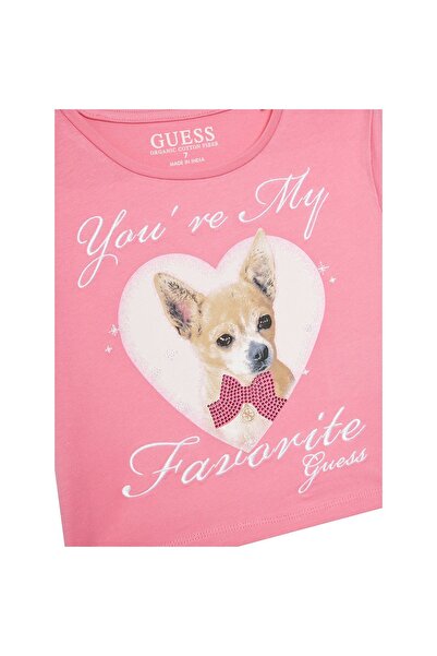 Guess Tricou de fată J5YI08K6YW4 Roz