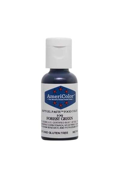 AmeriColor Food Coloring Gel Green Forest 21g from