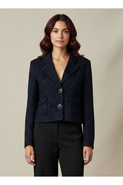 FAV TWEED LUREX CROP JACKET