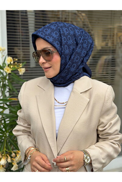 Benetton ELEGANTE UNO EŞARP LACİVERT