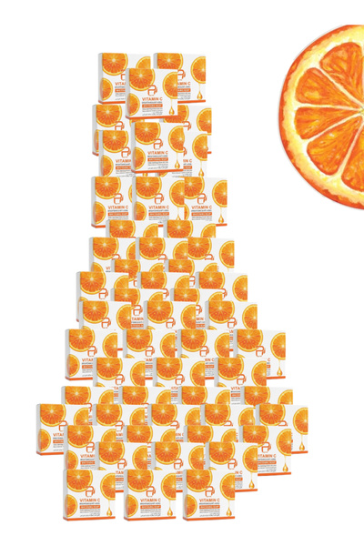 PYRON 52 Pieces Vitamin C Brightening And Anti-Aging Whitening Soap Orange 10...