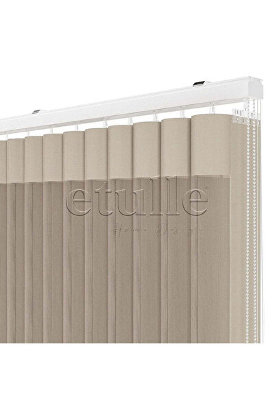 Etulle Nude - Dar Dikey Tül Perde