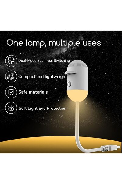 Generic 2-in-1 Galaxy Star Projector Night Light, USB Powered LED Lamp with 1...