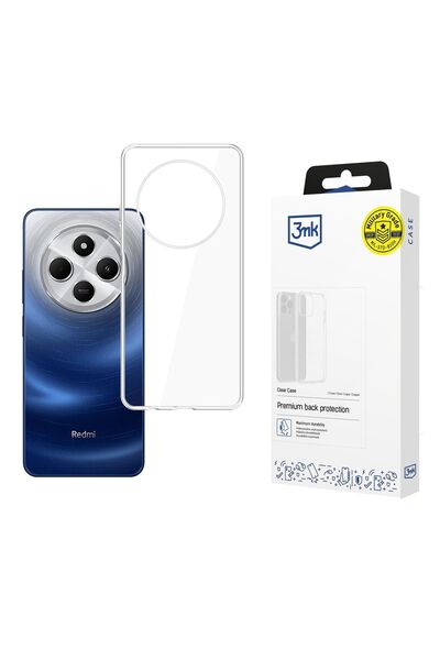 3MK Husă transparentă de protecție pentru Redmi A3 Pro cu strat dublu de silicon
