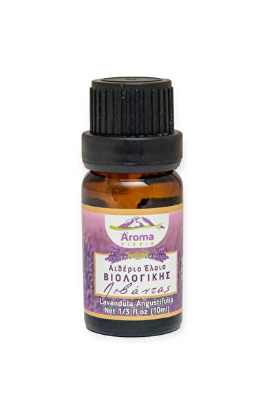 Aroma Pieria Organic Greek Lavender Essential Oil 10ml – Certified Organic (L...