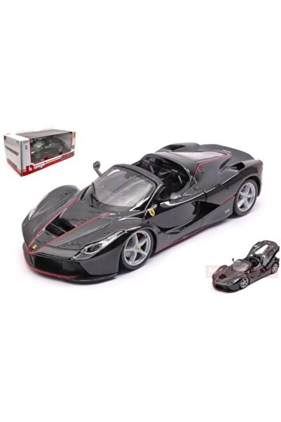 gka shop Burago BU26022BK Ferrari La Ferrari Aperta Black 1: 24 Modellino döküm model 1315846