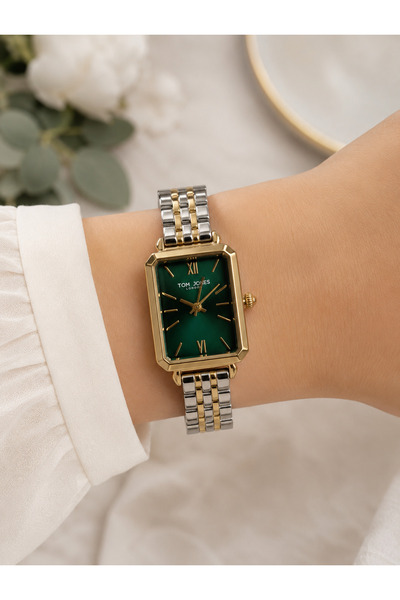 Tom Jones Women's Wristwatch Stylish Suitable for Daily Use Durable Steel Str...