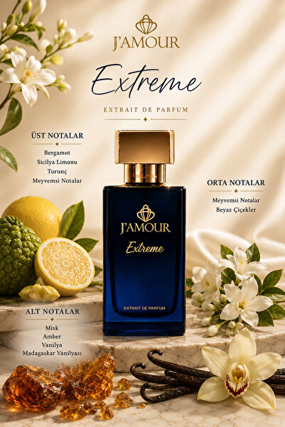 J'AMOUR EAU DE PARFUME EXTREME E.Pura Extrait Kalıcı Niche Parfüm 50 ml- Uzun...