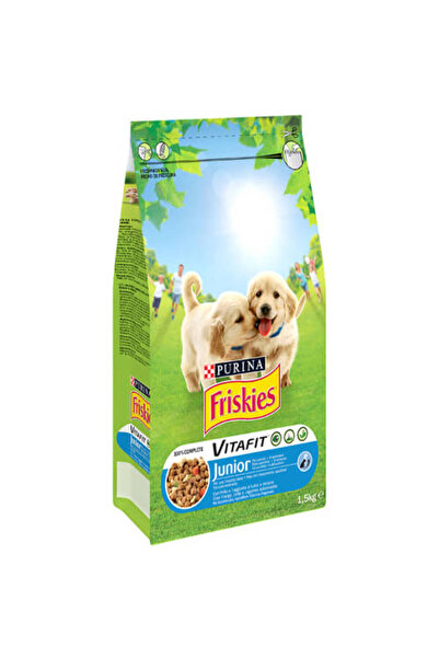 Friskies ΣΚΥΛΟΤΡΟΦΗ ΚΡΟΚΕΤΑ 1,5kg - (JUNIOR) (ΚΟΤΟΠΟΥΛΟ-ΛΑΧΑΝΙΚΑ-ΓΑΛΑ)