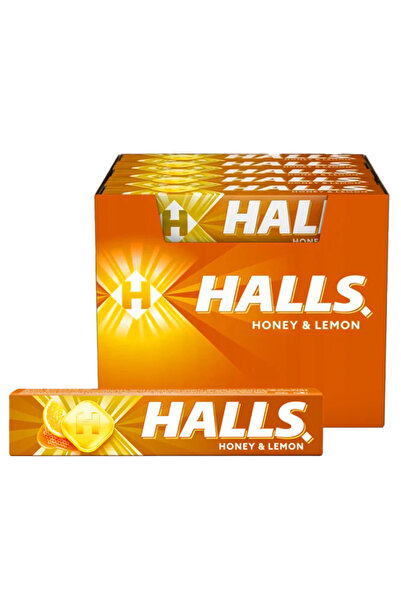 halls ΚΑΡΑΜΕΛΕΣ 20x32gr - (HONEY ΚΑΙ LEMON) (SUGAR FREE) (ΜΑΣΟΥΡΙ)