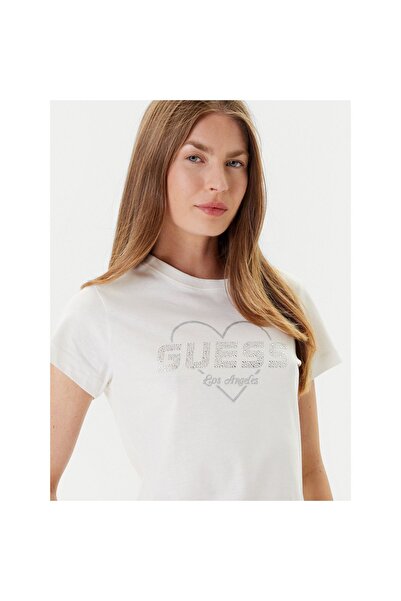 Guess Tricou de damă V5GI10K9RM1 Crem