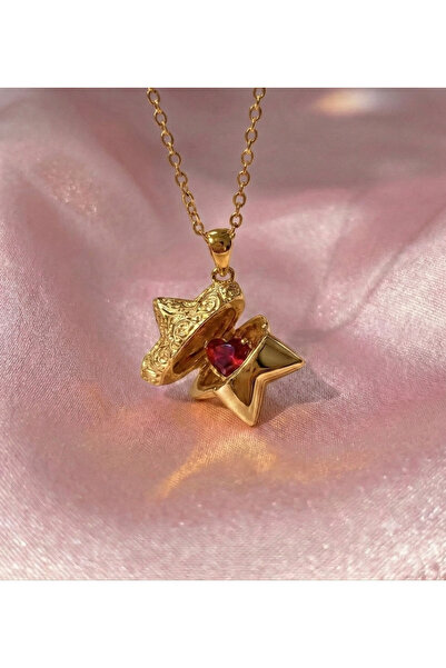 ArtBDesign Çelik | Love Locked Star Kolye
