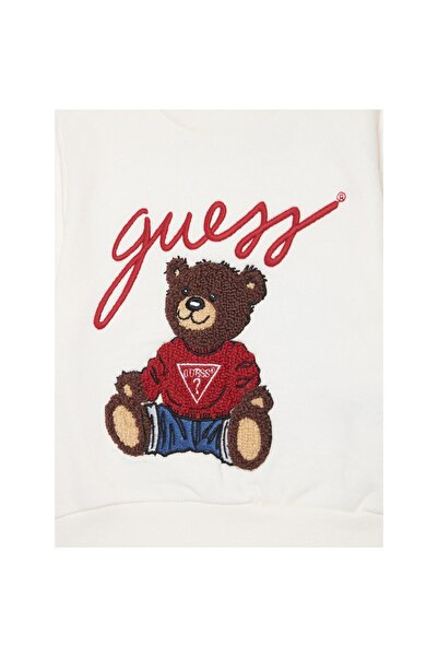 Guess Παιδική Μπλούζα Unisex H5YT00KAX74 Λευκή