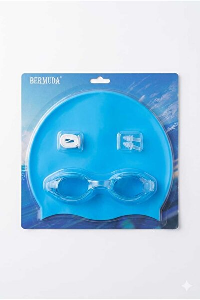 Byanes Swimmer's Pool and Sea Set: Earplugs, Nose Plug, Goggles, and Swimming...