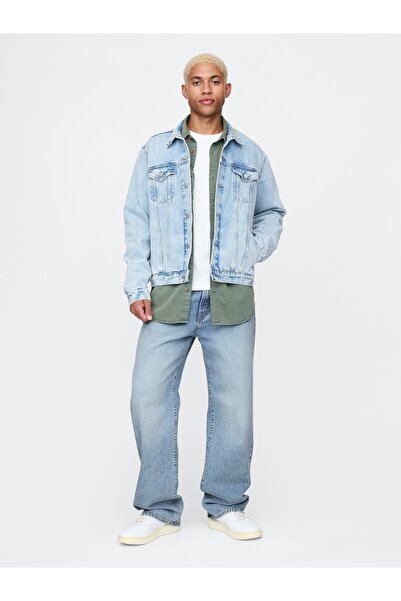 GAP Erkek Açık Mavi '90s Loose Jean Pantolon