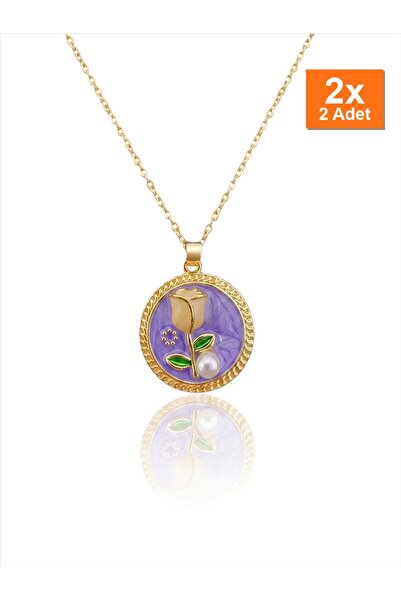 Bozhi Steel Necklace Gold 45cm Stylish Gift