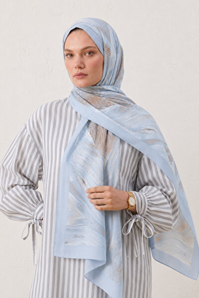 BONASERA EŞARP Women's French Silk Shawl Model Hijab Premium Shawl