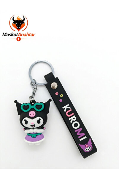 MaskotAnahtar Silikon Anahtarlık Kuromi (2x)