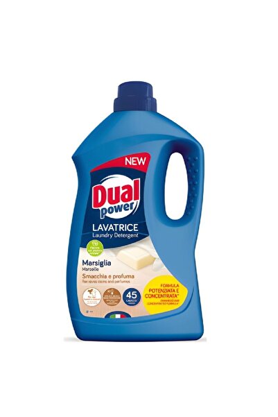 Dual Power Detergent lichid pentru mașini de spălat 45 ml Marseille 1800 ml