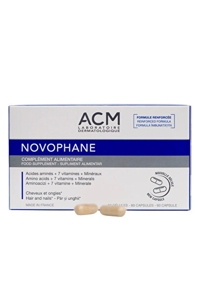 Laboratoire ACM Novophane Capsule pentru întărirea părului și a unghiilor, 60...