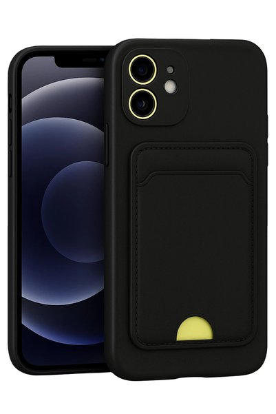 New Face Ilkestor iPhone 11 Case Kelvin Silicone with Business Card Holder (1...