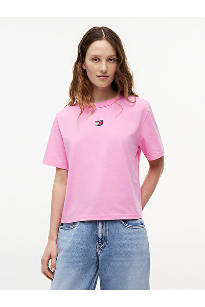 Tommy Hilfiger TJW Kadın Boxy Badge T-Shirt