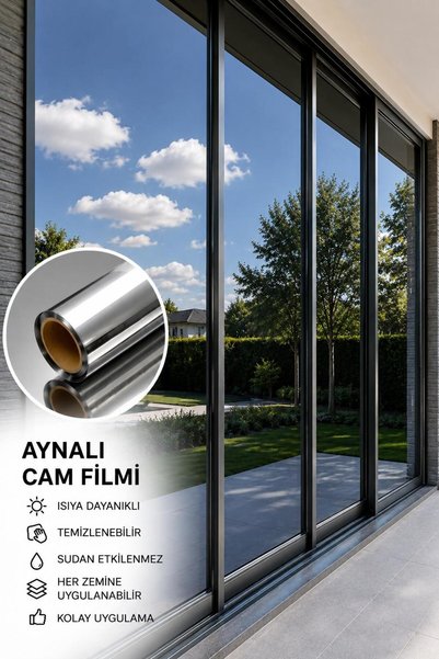 RİMAFOL فيلم زجاجي عاكس 75 سم × 2 متر