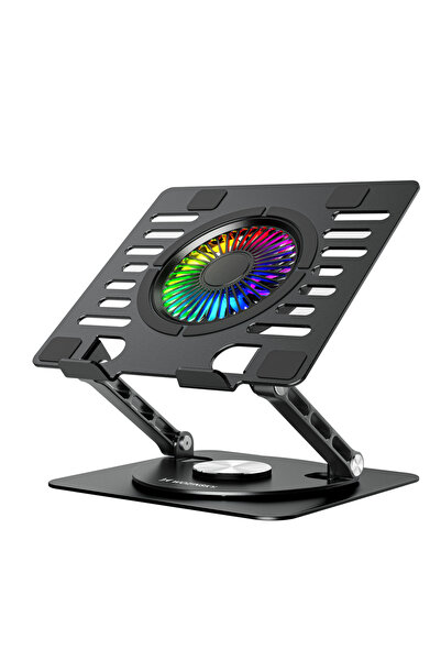 WOZINSKY WDCX-X16-AS Βάση ψύξης λάπτοπ για 16 ", RGB, 360 °   Περιστρεφόμενος...